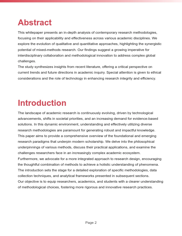 Scholarly Research and Analysis Framework