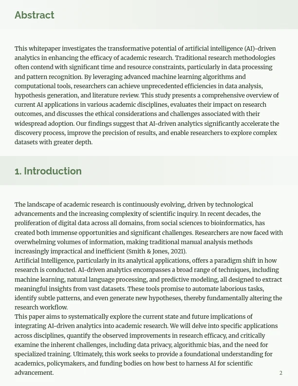 Formal Scholarly Analysis Report