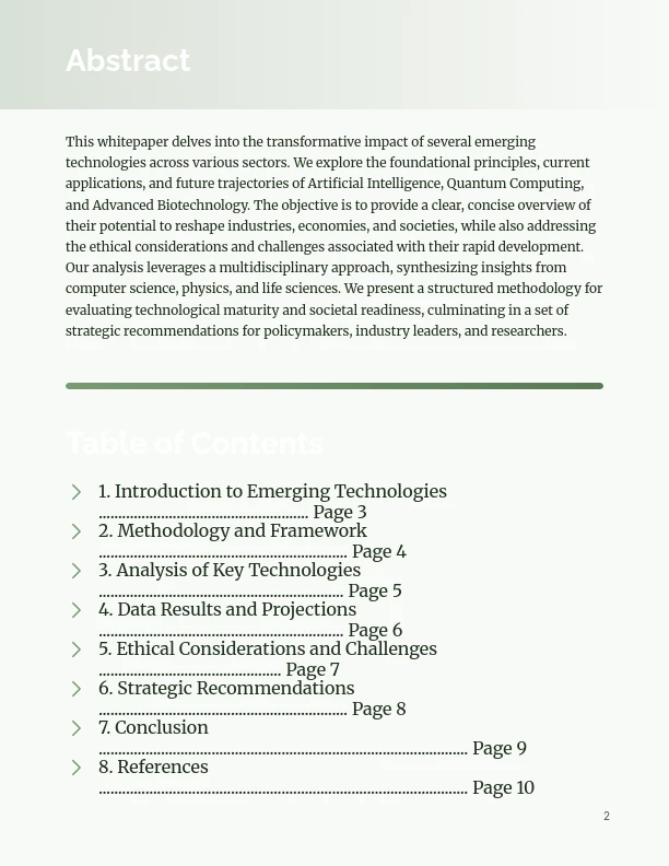 Rigorous Academic Research & Findings Report