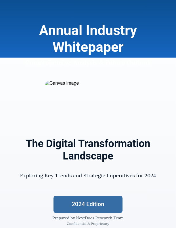 Annual Strategic Industry Insights Report