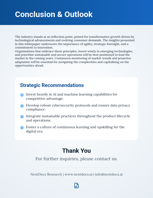 Annual Strategic Industry Insights Report