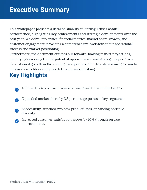Annual Market Insights & Strategic Outlook