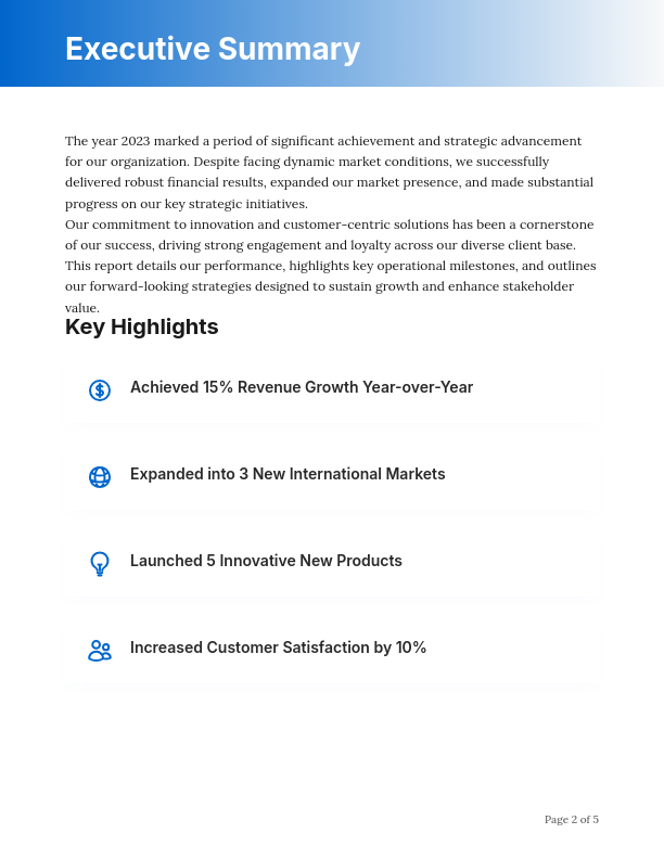 Annual Industry Insights and Trends Report