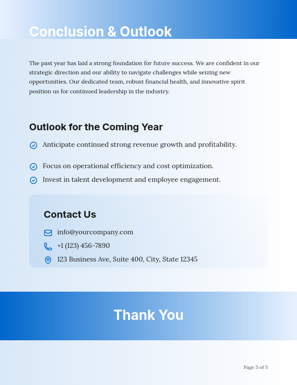 Annual Industry Insights and Trends Report