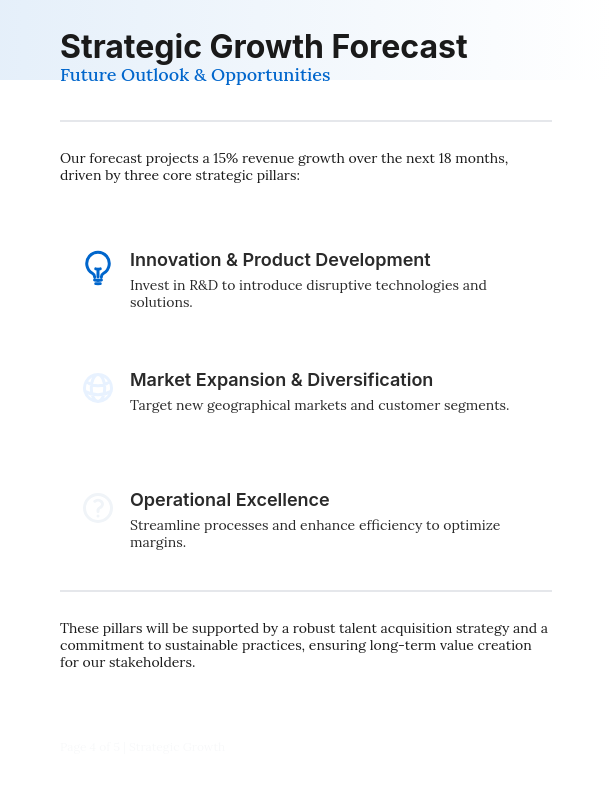 Comprehensive Annual Market Outlook Report