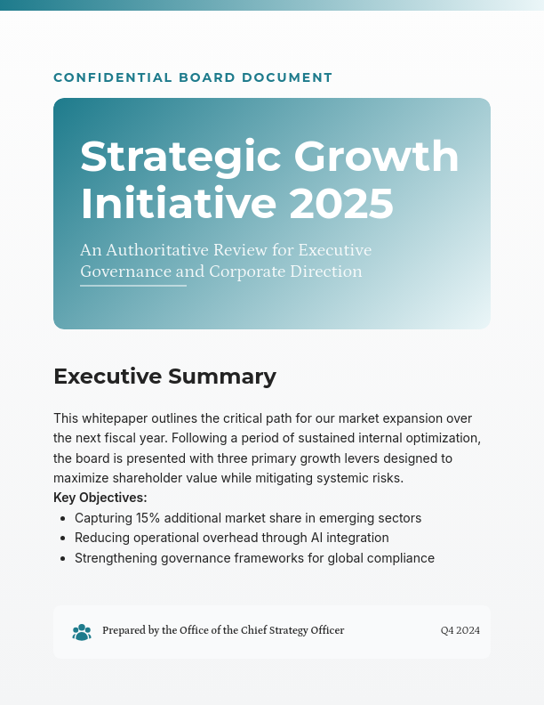 Strategic Executive Board Insights