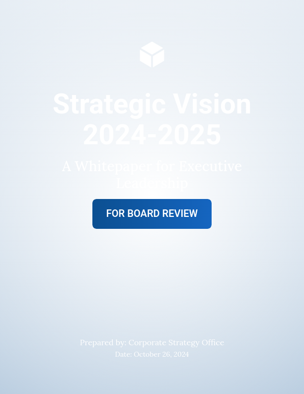 Board Advisory Strategic Briefing