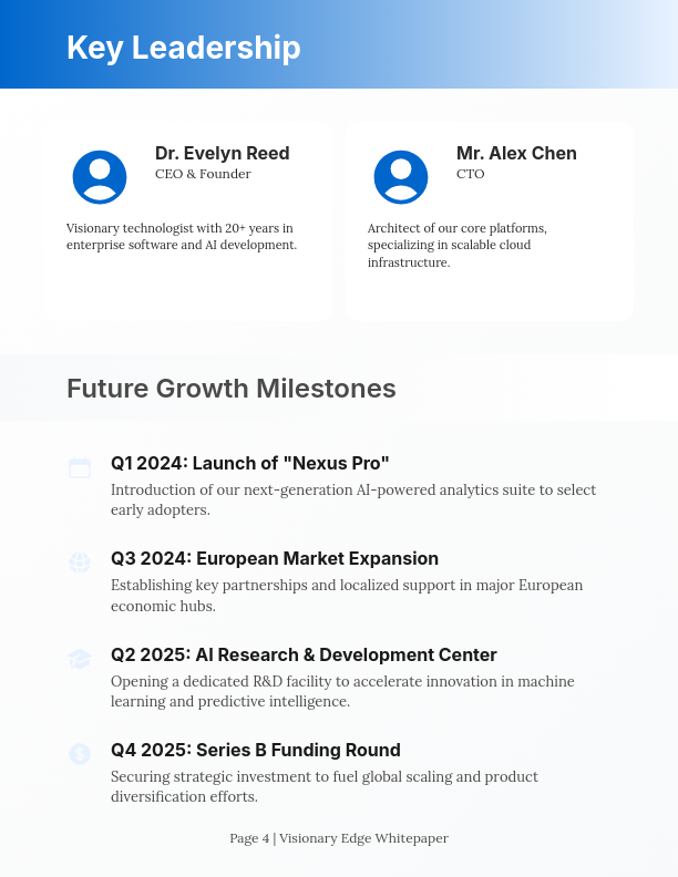 Comprehensive Business Profile & Capabilities