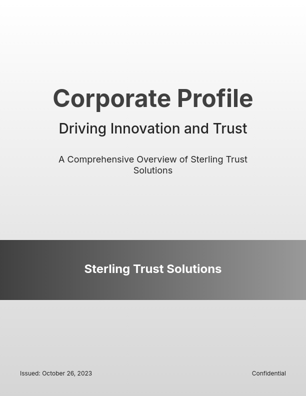 Strategic Corporate Profile Analysis
