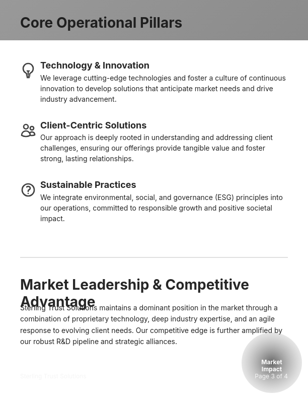 Strategic Corporate Profile Analysis