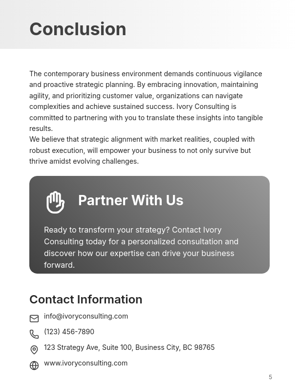 Strategic Management Consulting Insights