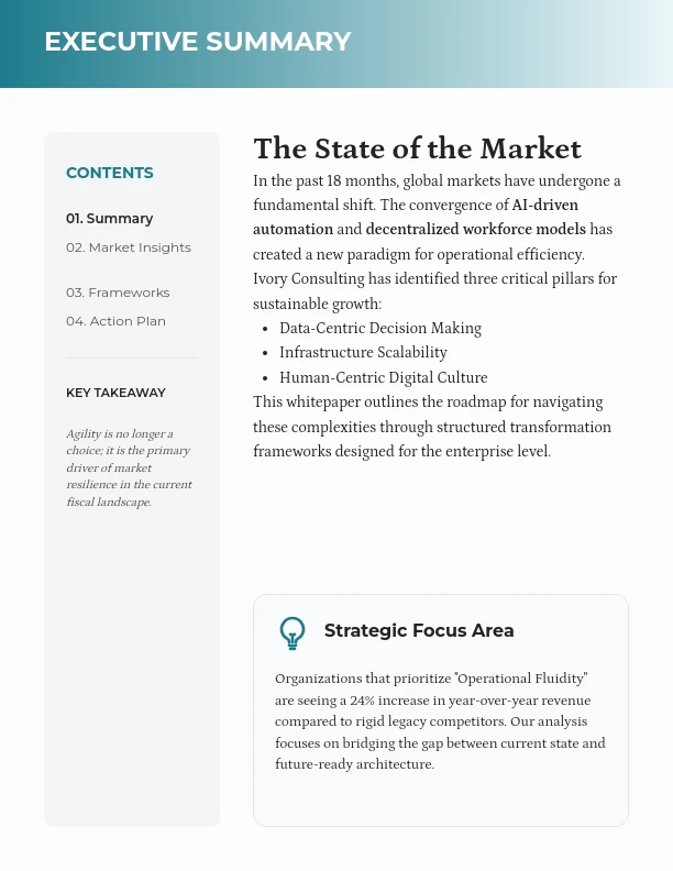 Strategic Industry Analysis and Insights
