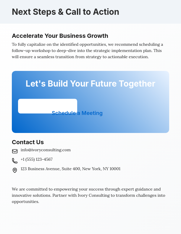 Strategic Advisory & Market Insights