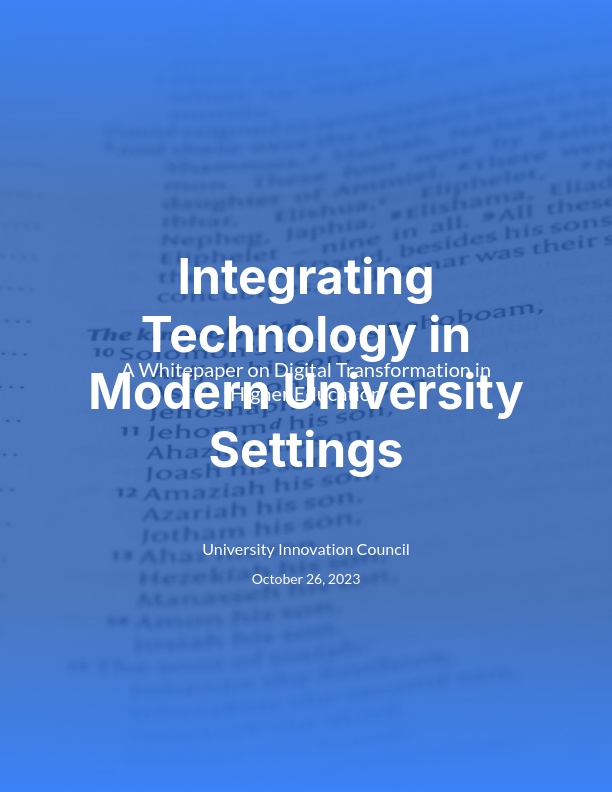 Higher Education Digital Transformation Trends