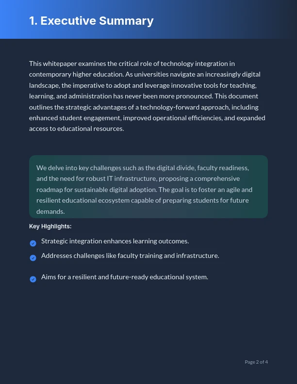 Higher Education Digital Transformation Trends