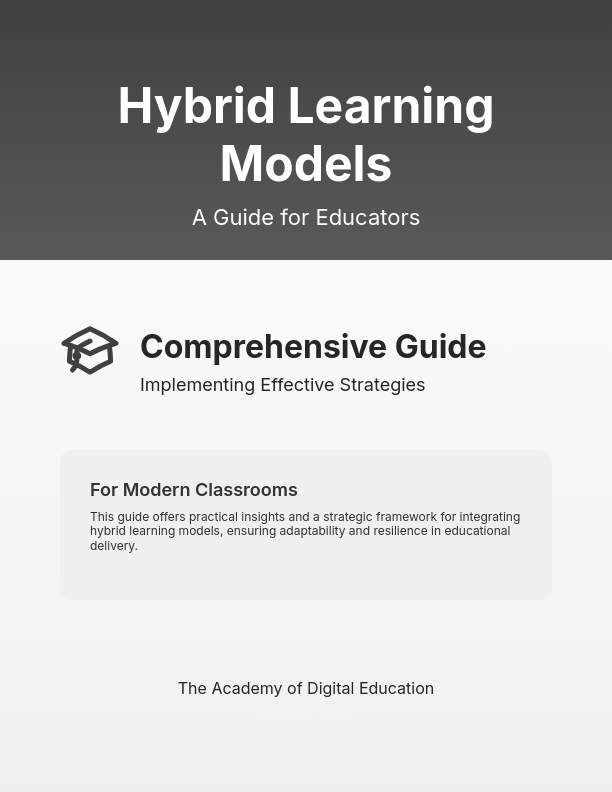 Future of Hybrid Learning Strategies