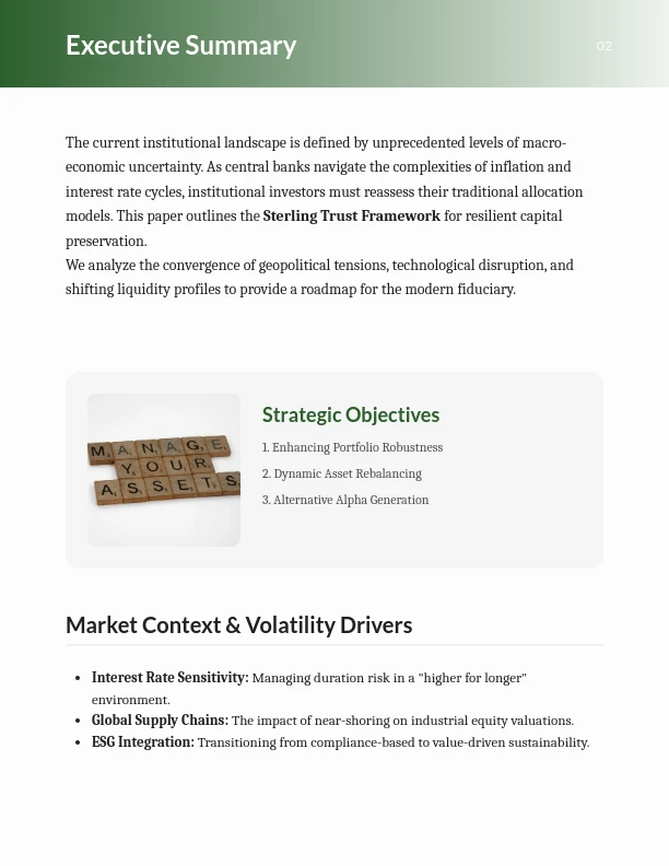 Institutional Investment Strategy Overview