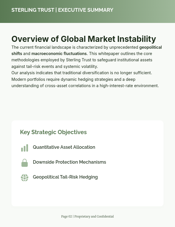 Modern Risk Management for Global Portfolios