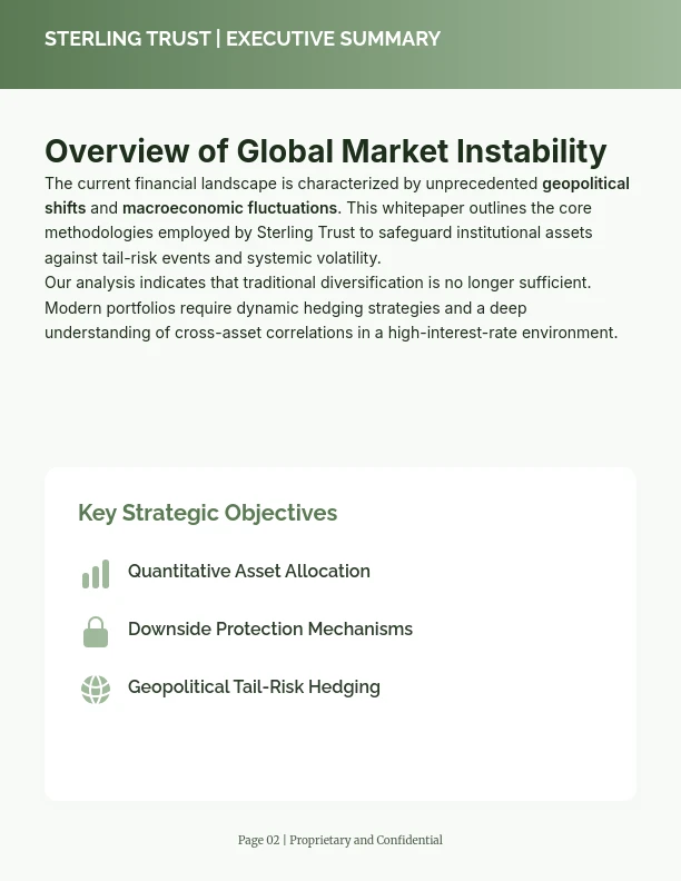 Modern Risk Management for Global Portfolios
