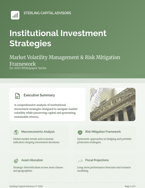 Institutional Investment Strategy Review