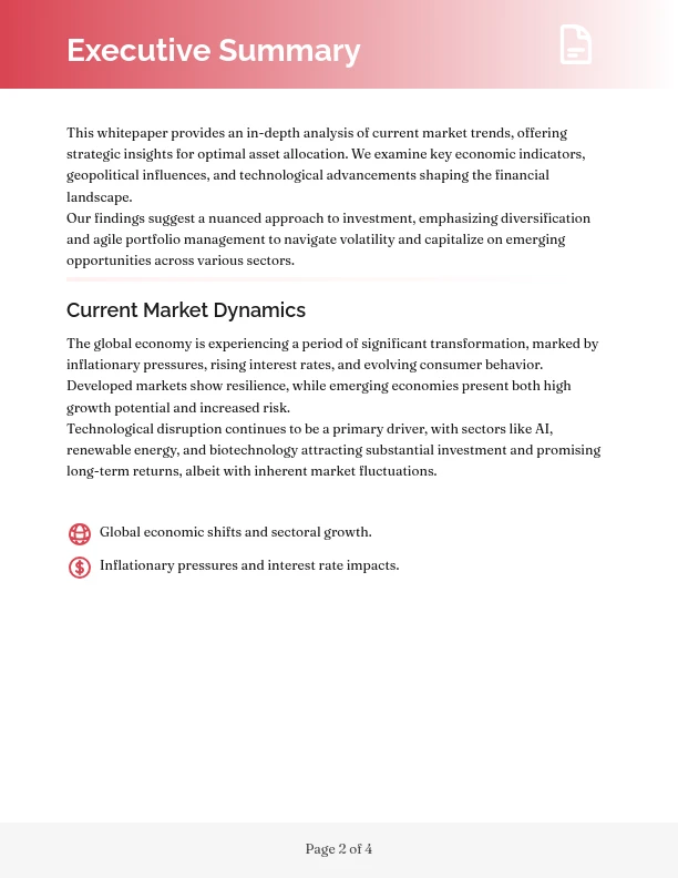 Annual Global Investment Outlook