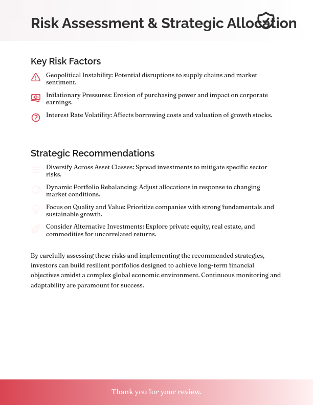 Annual Global Investment Outlook