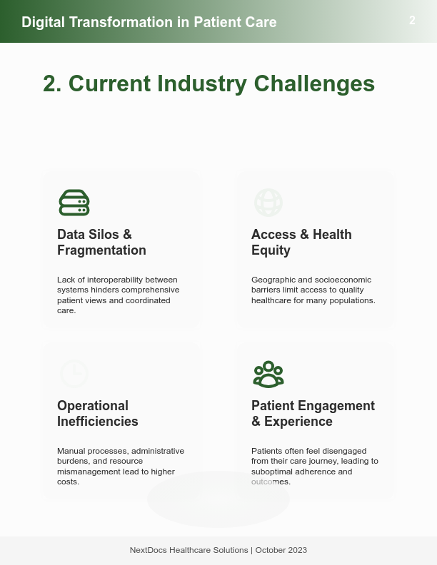 Digital Health Transformation Strategies