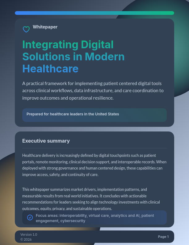 Digital Health Innovation & Patient Care