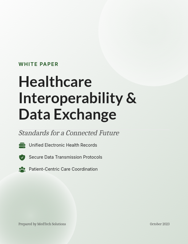Modern Healthcare Interoperability Guide