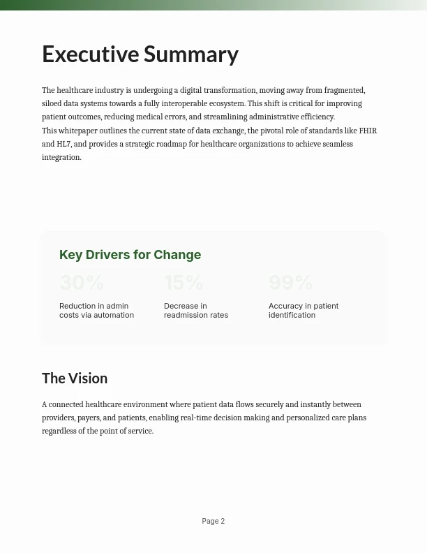 Modern Healthcare Interoperability Guide