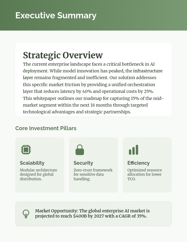 Strategic Investment Opportunity Analysis