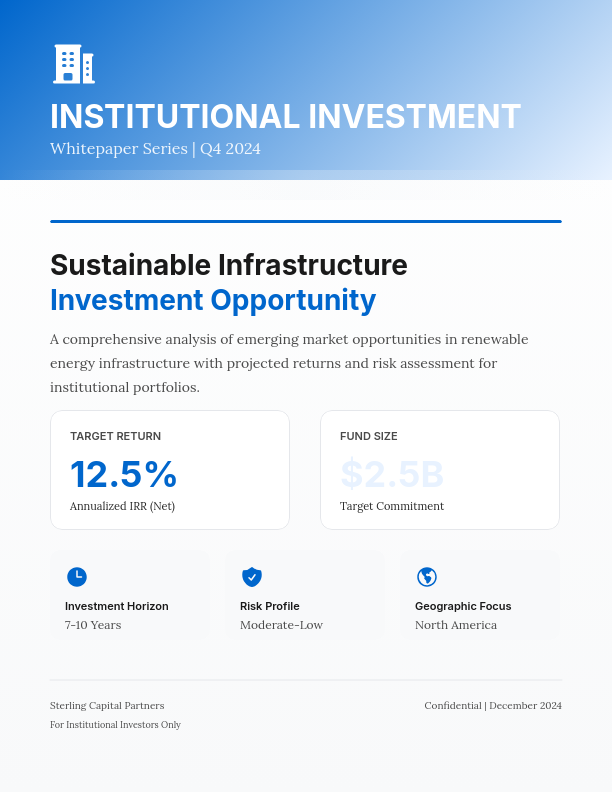 Strategic Investor Analysis & ROI Forecast
