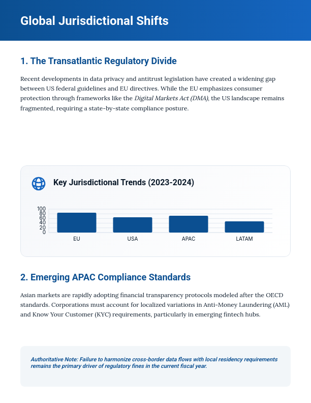 Corporate Regulatory Compliance Framework