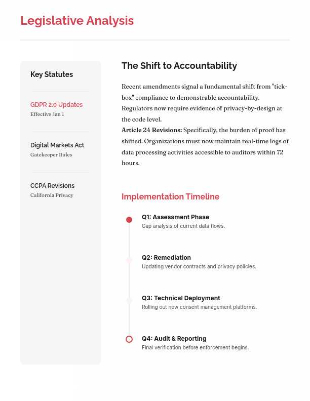 Regulatory Compliance and Risk Mitigation