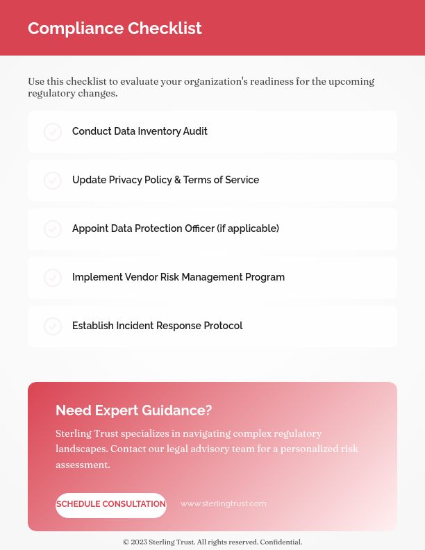 Regulatory Compliance and Risk Mitigation