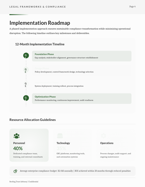 Legal Frameworks and Regulatory Compliance