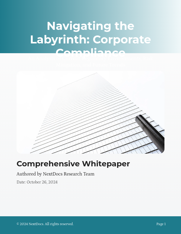 Strategic Legal Compliance Framework