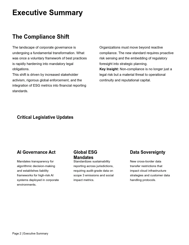 Regulatory Compliance and Risk Analysis