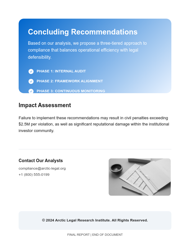 Strategic Analysis of Emerging Legal Regulations