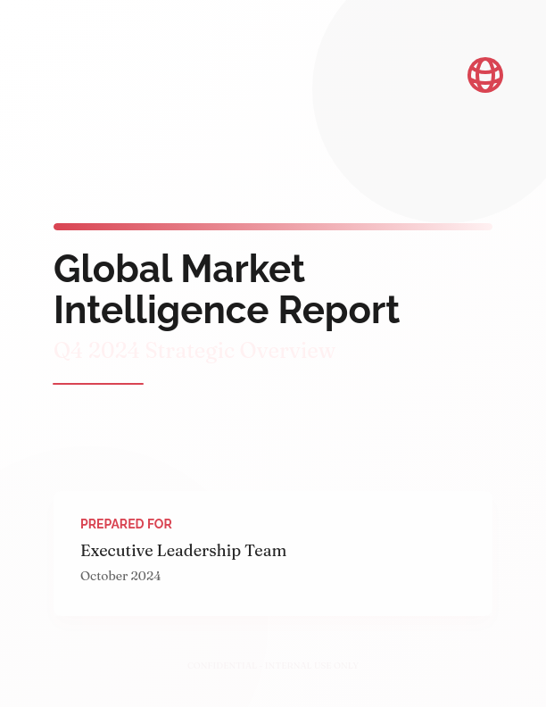 Strategic Market Intelligence Report