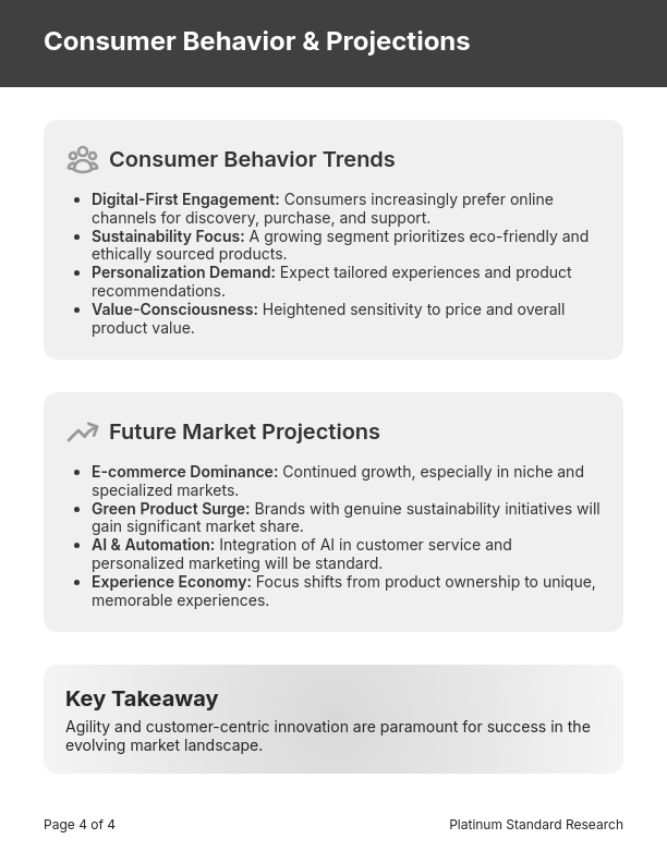 Strategic Market Analysis and Trends Report