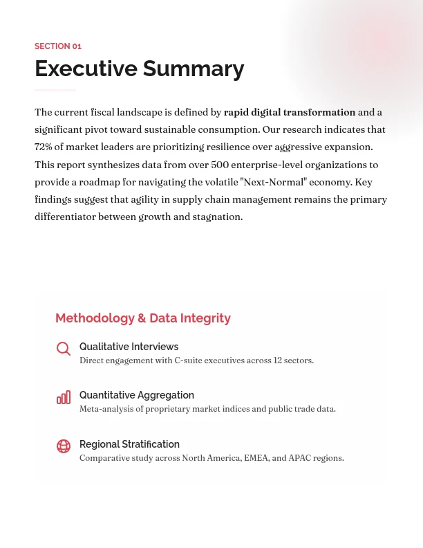 Consumer Trends and Industry Forecast