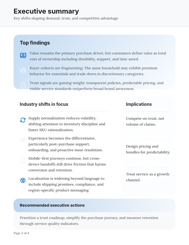 Emerging Market Trends and Consumer Insights