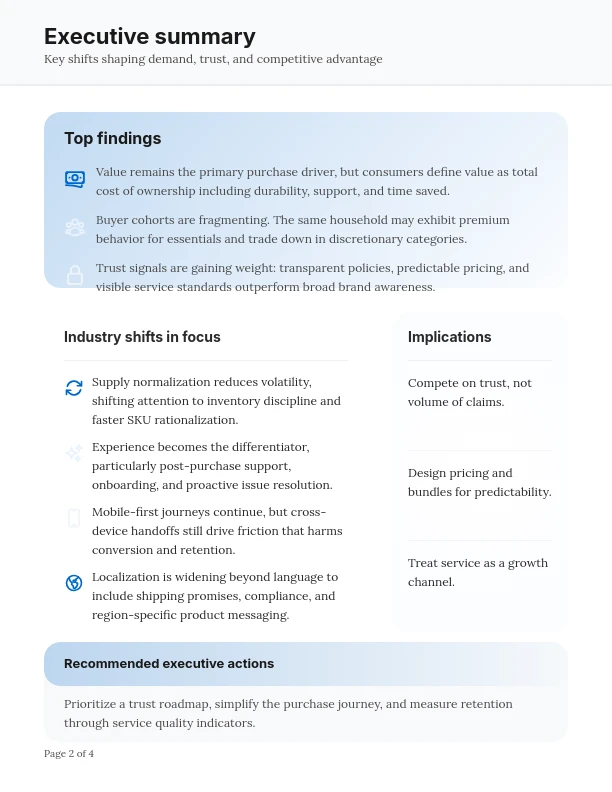 Emerging Market Trends and Consumer Insights