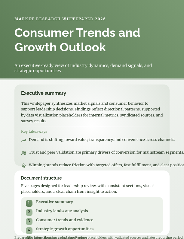 Industry Landscape & Competitive Analysis