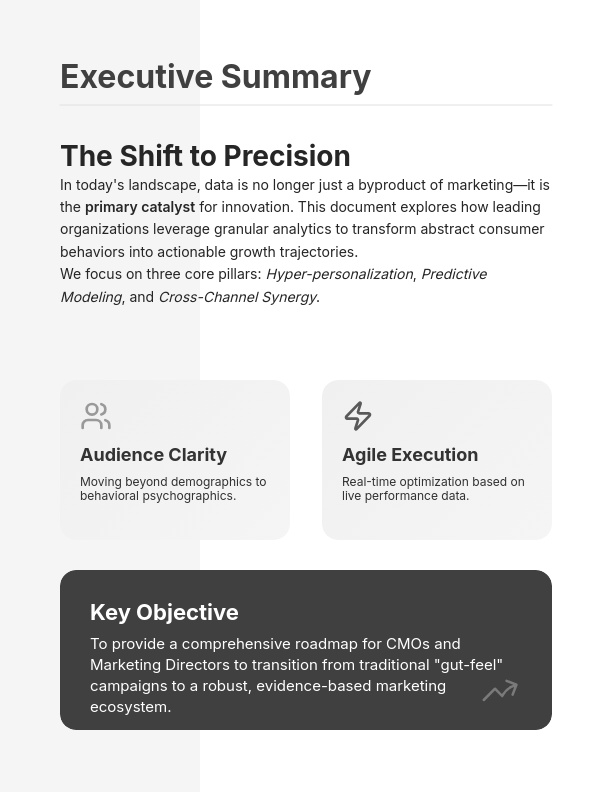 Digital Marketing Conversion Blueprint
