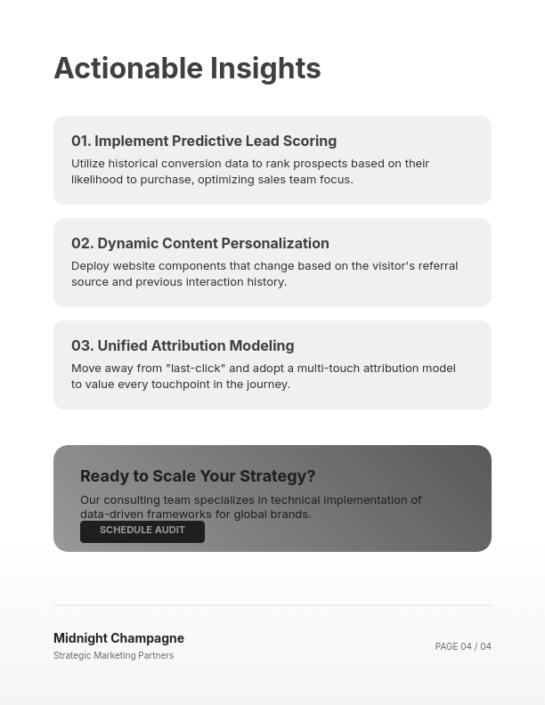 Digital Marketing Conversion Blueprint