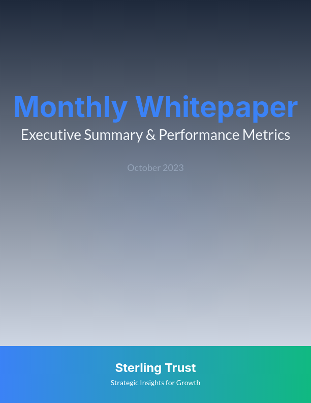 Monthly Strategic Market Insights Report