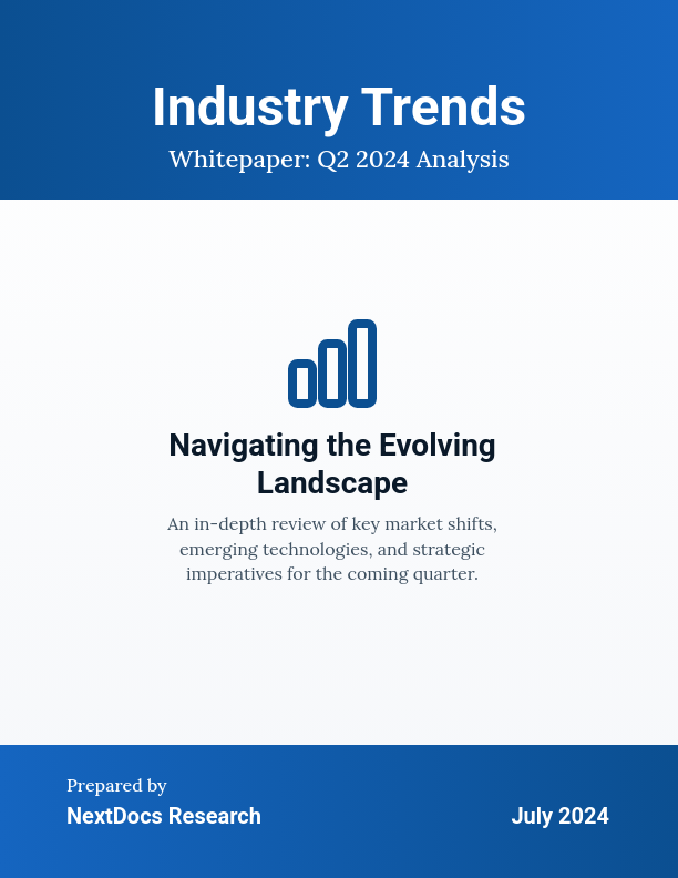 Monthly Industry Insights & Trend Analysis