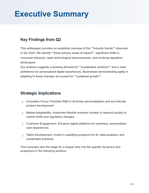 Monthly Industry Insights & Trend Analysis
